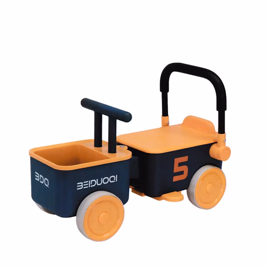 Carros de plástico para bebês de fábrica Hebei para crianças Carros de balanço mágicos 3 em 1 Deluxe Mega Car com música de buzina